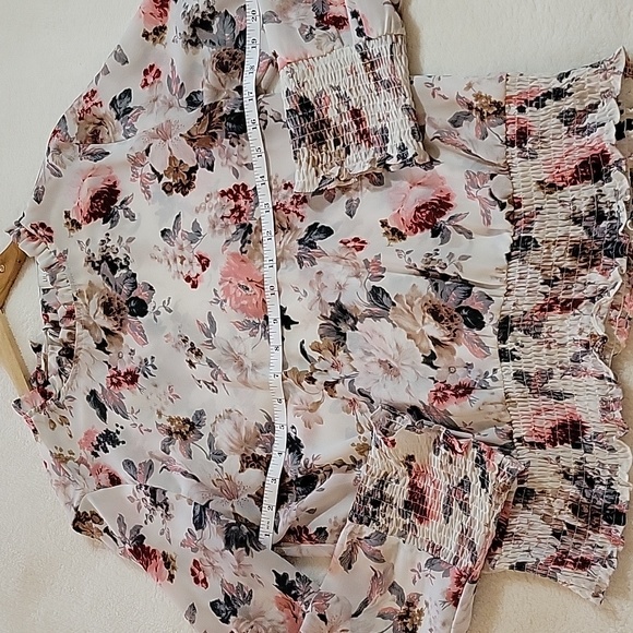 ROSE GARDEN SHEER TOP M - Picture 10 of 13